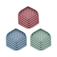 HKM-1579837 Silicone Licking Pad for Pets - Anti-Choke Slow Feeding, Grass Green, Light Blue, Pink
