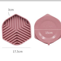 HKM-1579837 Silicone Licking Pad for Pets - Anti-Choke Slow Feeding, Grass Green, Light Blue, Pink
