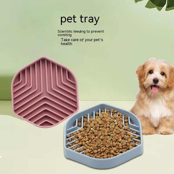 HKM-1579837 Silicone Licking Pad for Pets - Anti-Choke Slow Feeding, Grass Green, Light Blue, Pink
