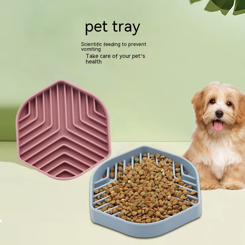 HKM-1579837 Silicone Licking Pad for Pets - Anti-Choke Slow Feeding, Grass Green, Light Blue, Pink