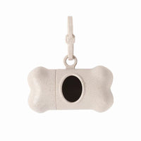 HKM-1580093 Wheat Straw Portable Pet Waste Bag Bone Dispenser in Multiple Colors