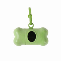 HKM-1580093 Wheat Straw Portable Pet Waste Bag Bone Dispenser in Multiple Colors