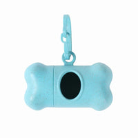 HKM-1580093 Wheat Straw Portable Pet Waste Bag Bone Dispenser in Multiple Colors