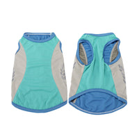 HKM-1582013 Cooling Pet Vest for Dogs - Reflective Summer Apparel in Cherry Blossom, Ice Blue, and Fruit Green, Sizes S to 11XL