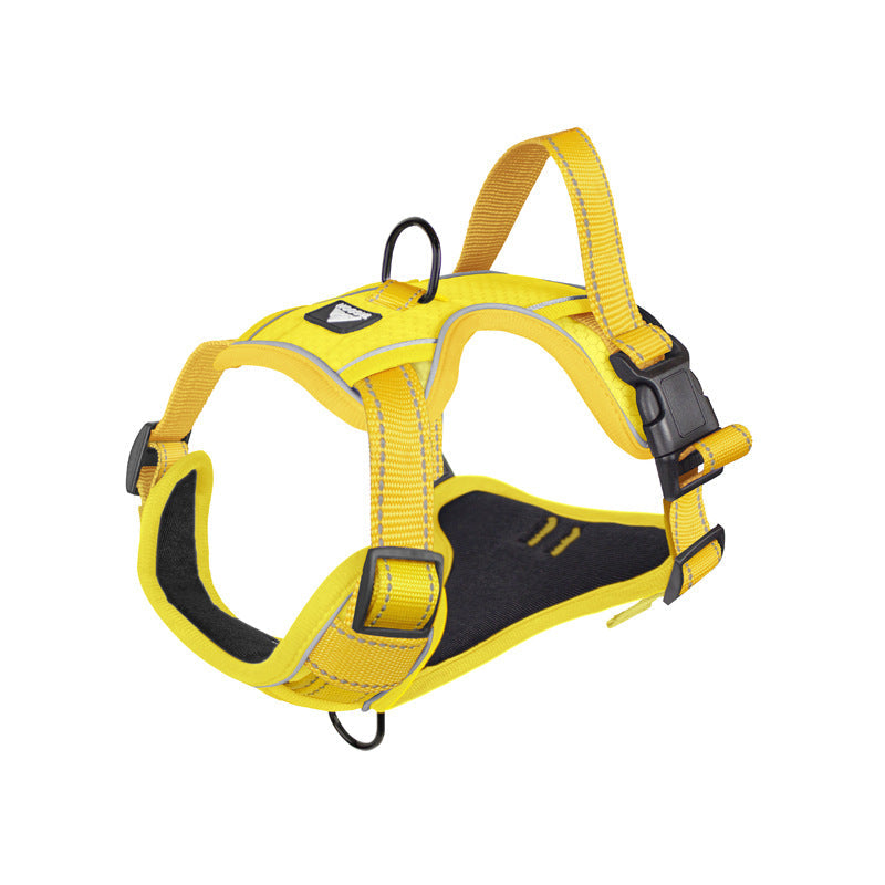 HKM-1582909 Reflective Dog Harness with Adjustable Chest Strap and Strong Leash Rope