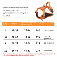 HKM-1582909 Reflective Dog Harness with Adjustable Chest Strap and Strong Leash Rope