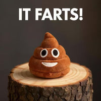 HKM-1583293 Farting Plush Poop Doll Pet Toy with Sound Effects - 12 cm, 70 g