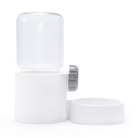 HKM-1583805 Automatic Puppy & Cat Hanging Water Feeder with 1.2L Capacity in Green Grass and Cloud White