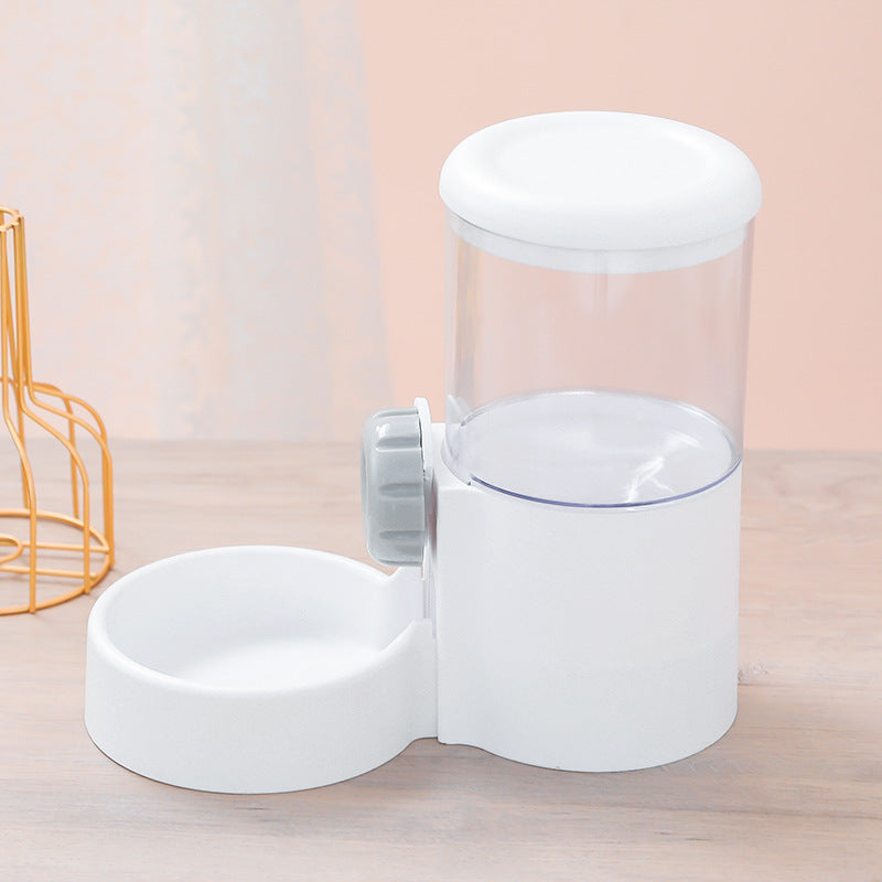 HKM-1583805 Automatic Puppy & Cat Hanging Water Feeder with 1.2L Capacity in Green Grass and Cloud White