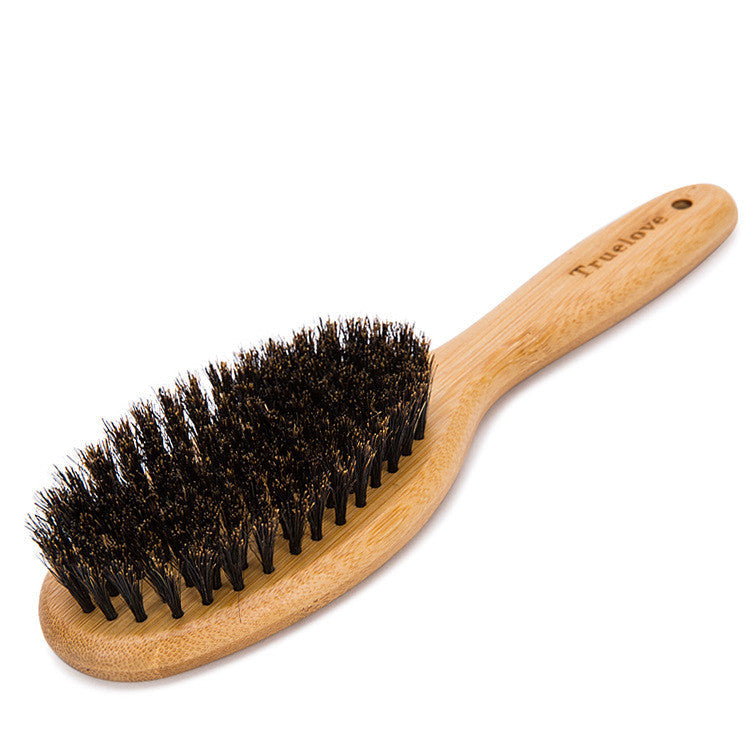 HKM-1585213 Bamboo Handle Pet Comb with Stainless Steel Needles for Dogs and Cats