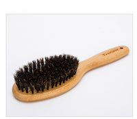 HKM-1585213 Bamboo Handle Pet Comb with Stainless Steel Needles for Dogs and Cats