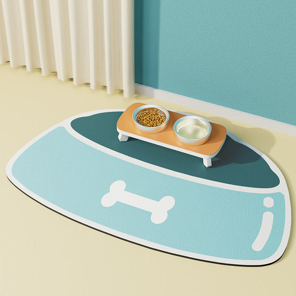 HKM-1585469 Silicone Non-slip Waterproof Pet Feeding Mat for Dogs - Various Sizes and Colors