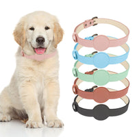 HKM-1585597 Microfiber Dog Positioning Collar in Black, Pink, Brown, Sky Blue, Lake Green - All Seasons, PU Material, Size S & L