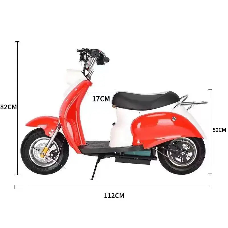 HKM-158611 Kids Electric Mini Motorcycle with LED Lights, Off-Road Design, Max Speed 40km/h, 250w Motor, 80kg Load Capacity