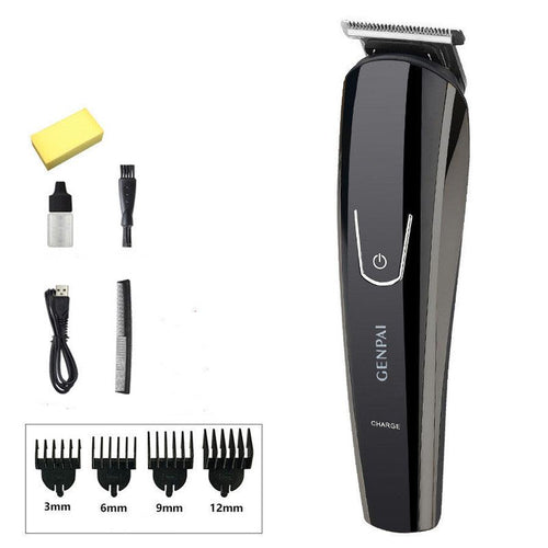 HKM-158675 Dual-Purpose Electric Hair Clipper Set with Ceramic Blades and Waterproof Design for Children and Adults