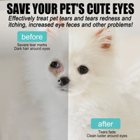 HKM-1586877 Pet External Eye Tear Stain Serum for Cats and Dogs - 20ml Tear Trace Remover