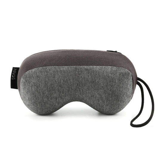 HKM-158867 Memory Foam Candy Shape Neck Pillow in Earth Grey, Sky Blue, and Volcano Black