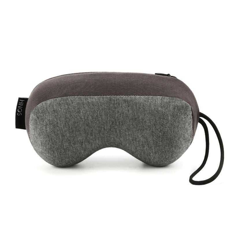 HKM-158867 Memory Foam Candy Shape Neck Pillow in Earth Grey, Sky Blue, and Volcano Black