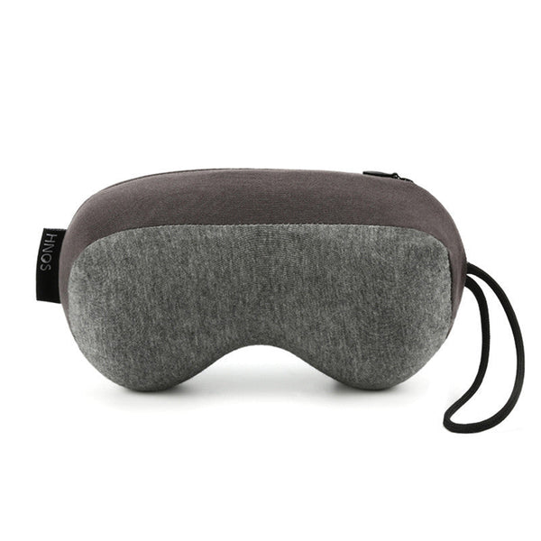HKM-158867 Memory Foam Candy Shape Neck Pillow in Earth Grey, Sky Blue, and Volcano Black