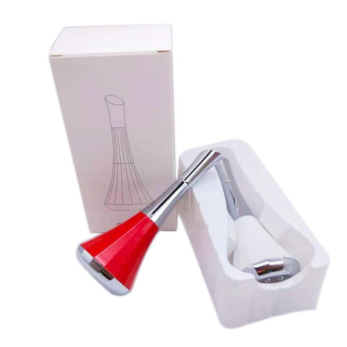 HKM-158931 Microcurrent Facial Beauty Instrument - Battery-Powered, Compact Design in White, Pink, Gold, Red