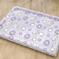 HKM-1589437 Round Cold Gel Ice Mat for Pets - Soft, Washable, Cute Cartoon Design