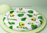 HKM-1589437 Round Cold Gel Ice Mat for Pets - Soft, Washable, Cute Cartoon Design