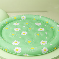 HKM-1589437 Round Cold Gel Ice Mat for Pets - Soft, Washable, Cute Cartoon Design