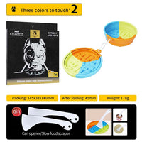 HKM-1589565 Collapsible Pet Feeding Bowl - Portable and Lightweight Design for Dogs and Cats
