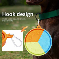 HKM-1589565 Collapsible Pet Feeding Bowl - Portable and Lightweight Design for Dogs and Cats