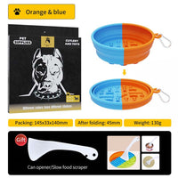 HKM-1589565 Collapsible Pet Feeding Bowl - Portable and Lightweight Design for Dogs and Cats