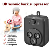 HKM-1590205 Ultrasonic Dog Bark Control Device with Rechargeable Battery, Outdoor Use, Black