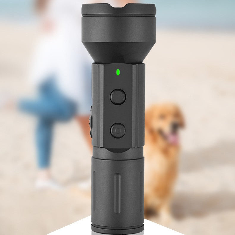 HKM-1590205 Ultrasonic Dog Bark Control Device with Rechargeable Battery, Outdoor Use, Black