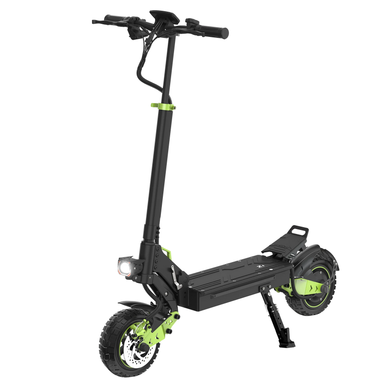 HKM-159059 800W Waterproof Electric Scooter with Dual Suspension, 48V 18.2Ah Battery, Foldable Design, App Control, 30-45km/h Speed
