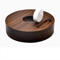 HKM-159059 Magnetic Charging Base for lWatch - Round and Long Designs in Walnut or Beech