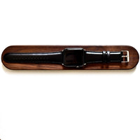 HKM-159059 Magnetic Charging Base for lWatch - Round and Long Designs in Walnut or Beech