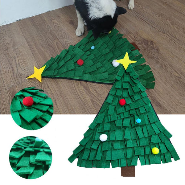 HKM-1591229 Snuffle Mat for Dogs and Cats - Anti-Choke Slow Feeding Training Blanket, Non-Slip, Easy to Clean Felt Fabric