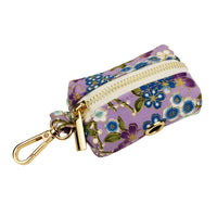 HKM-1591357 Floral Dog Collar and Leash Set with Bow, Vest, and Poop Bag - Five-Piece Collection