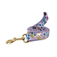 HKM-1591357 Floral Dog Collar and Leash Set with Bow, Vest, and Poop Bag - Five-Piece Collection
