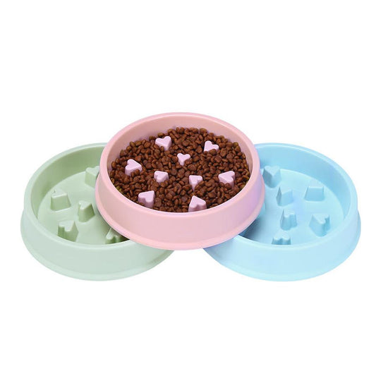 HKM-159187 Interactive Dog Puzzle Bowl for Healthy Eating and Reduced Choking Risk - 19.3*4.3 cm, Mix Color