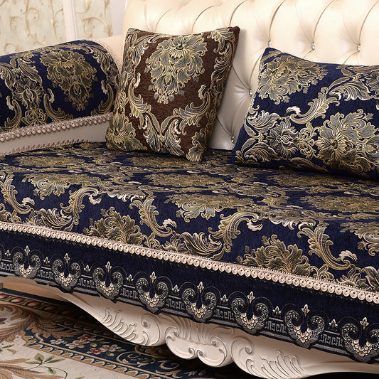 HKM-159251 Light Luxury Non-Slip Chenille Sofa Cushion Cover for Modular Sofas - European Style