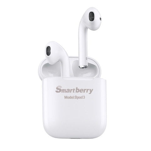 HKM-159443 Smartberry Bpod Series True Wireless Earbuds - Compact and Lightweight Design with Wireless Charging Support