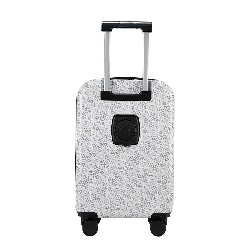 HKM-159571 Lightweight Softside Medium-Size Carry-On Luggage Set with Open-Top Design