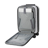 HKM-159571 Lightweight Softside Medium-Size Carry-On Luggage Set with Open-Top Design