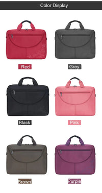 HKM-159891 Durable Waterproof Nylon Laptop Briefcase with Handle for Office Use