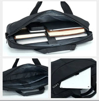 HKM-159891 Durable Waterproof Nylon Laptop Briefcase with Handle for Office Use