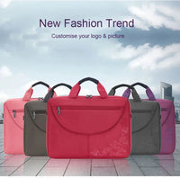 HKM-159891 Durable Waterproof Nylon Laptop Briefcase with Handle for Office Use