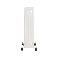 HKM-159955 Electric Oil Filled Radiator Heater with Adjustable Thermostat, Overheat & Tip-Over Protection, Portable 2500W Heating Solution