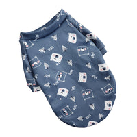 HKM-1600189 Floral Design Thin Fleece Dog Sweater in Various Colors and Sizes