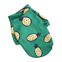 HKM-1600189 Floral Design Thin Fleece Dog Sweater in Various Colors and Sizes