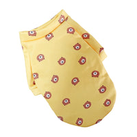 HKM-1600189 Floral Design Thin Fleece Dog Sweater in Various Colors and Sizes